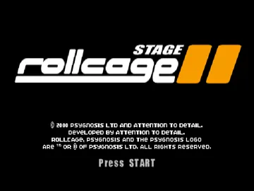 Rollcage Stage 2 (US) screen shot title